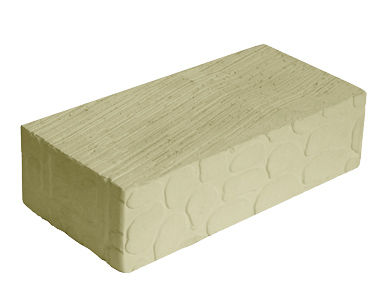 Туймазинский кирпич рядовой полнотелый 1НФ желтый дикий камень (М-150)